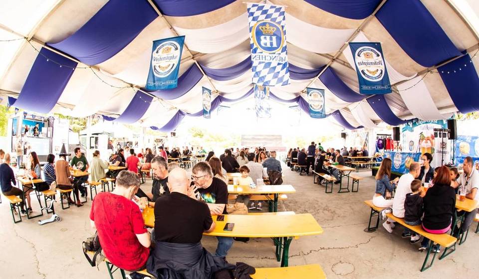 Ein bayerisches Zelt, Live-Musik und literweise Bier: Das Oktoberfest kehrt für ein paar Tage in dieses Viertel von Madrid zurück