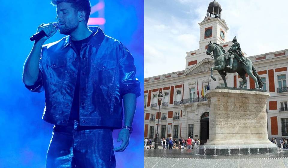 Free Pablo Alborán concert in the Puerta del Sol in Madrid to present his new album