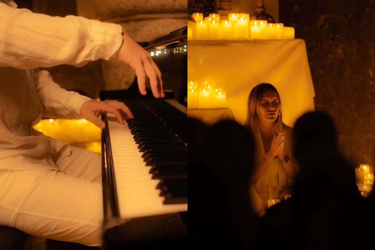 Candlelight Meditation en Madrid con piano en directo y experta en mindfulness.