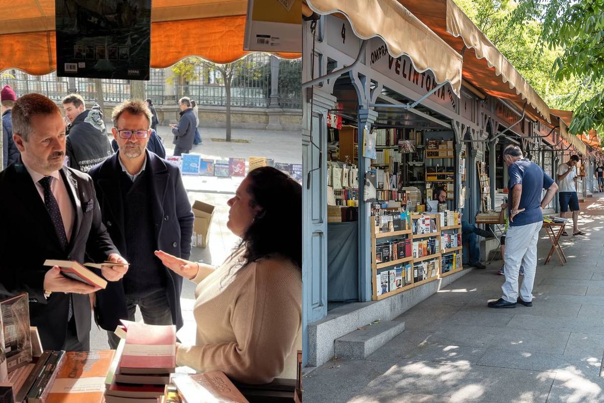 Lectores y libreros en el Book Friday