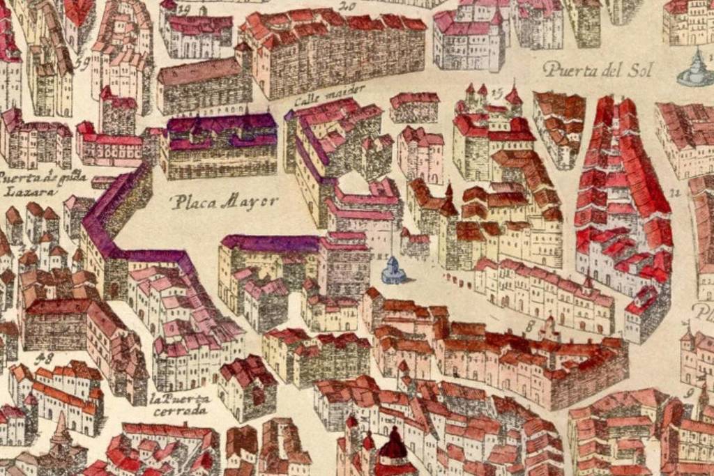 oldest map of madrid