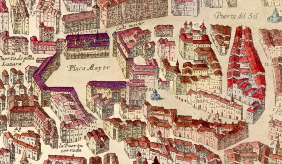 Fue olvidado durante siglos y ahora es una joya: el mapa más antiguo de Madrid se puede visitar gratis