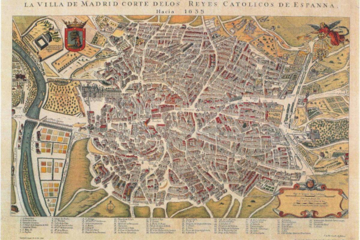 mapa más antiguo madrid