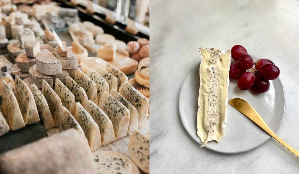 Eine Verbesserung gegenüber jedem Buffet in Madrid: der Marktstand, der eine offene Käsebar für 25 € anbietet.