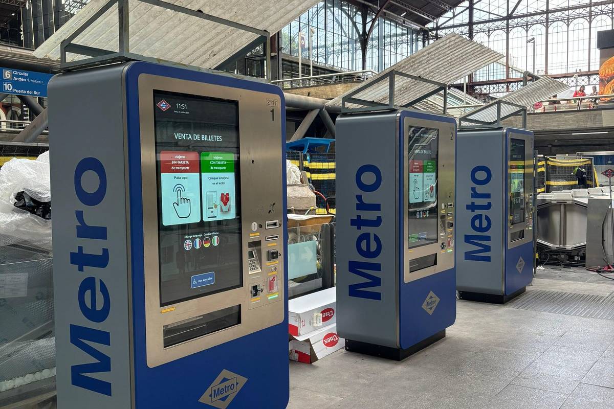 Metro de Madrid nuevas pantallas