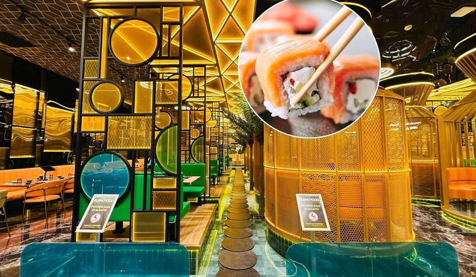 Una gabbia dorata sull’acqua e più di 200 piatti: il buffet di sushi a 16,80 euro