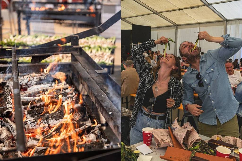 Calsotada Fest: Calçots, Wein und Glut