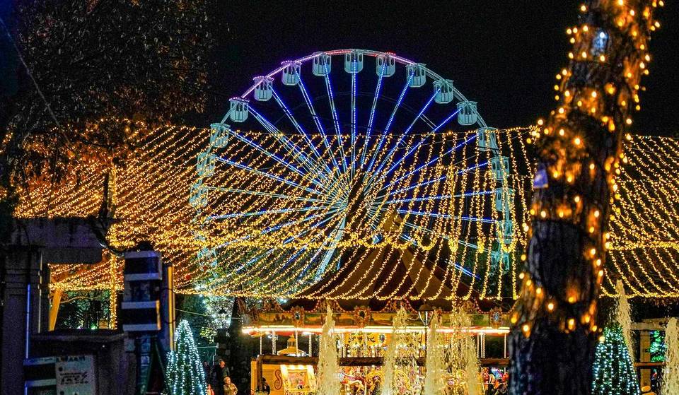 O parque de Natal com pista de gelo coberta, 40 atracções e roda gigante de 30 metros: Navipark tem data de regresso a Madrid