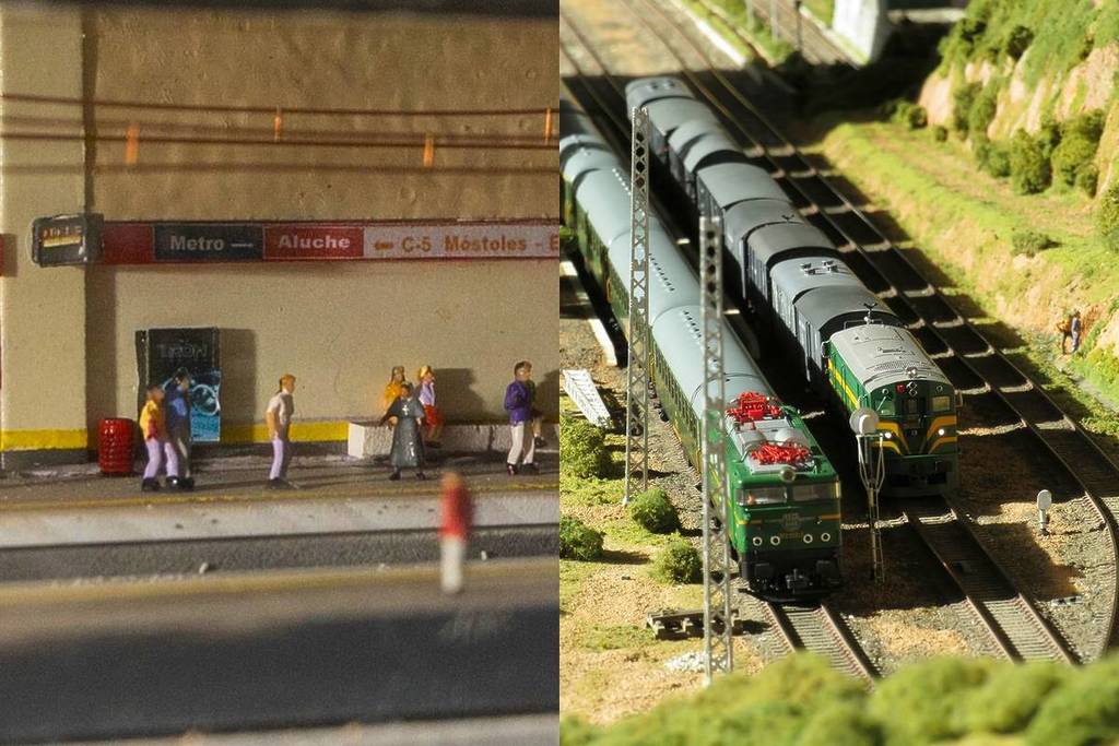 Poca gente tiene esta exposición en el radar: un universo ferroviario en miniatura que se esconde en la Casa de Campo