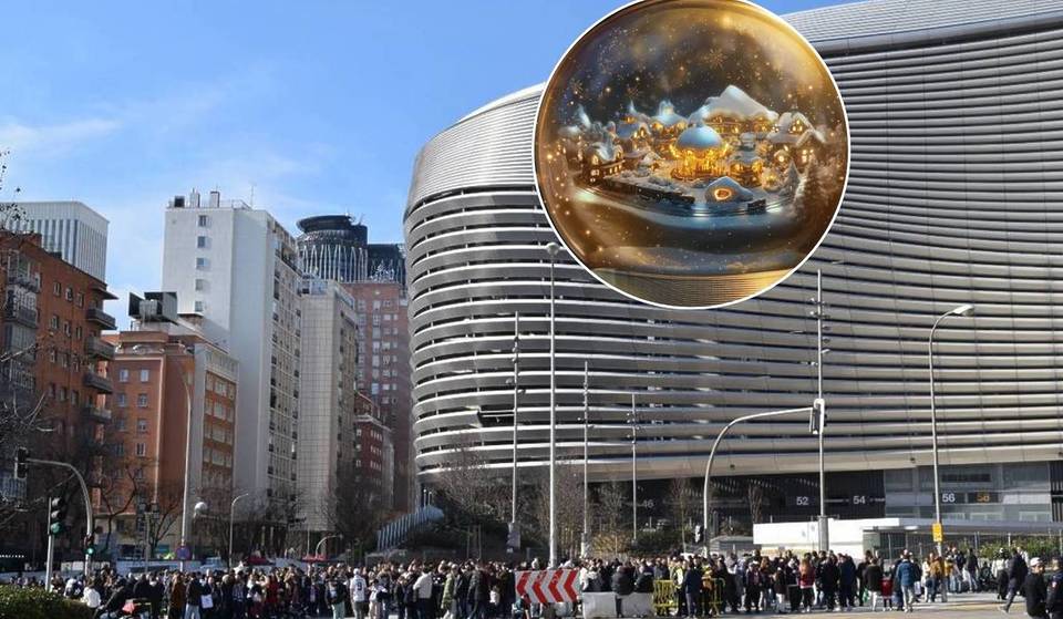 Una cosa mai vista prima al Bernabéu: diventerà un’area natalizia con una palla di neve gigante.