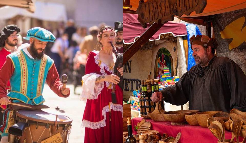 El Escorial se transforma en la Edad Media y acoge este finde un mercado medieval con fuego, carne a la brasa e hidromiel