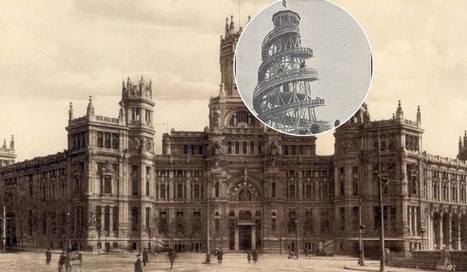 A Cibeles c&#8217;era un &#8220;toboga&#8221; per adulti: il parco divertimenti del centro di Madrid che fu distrutto all&#8217;inizio del XX secolo.