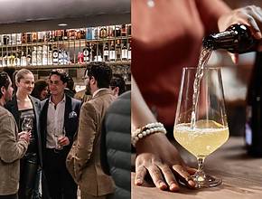 Unbegrenzt Meeresfrüchte und Apfelwein für 22 €: Es findet nur an einem Tag in der Woche statt und es gibt sogar Live-Musik.