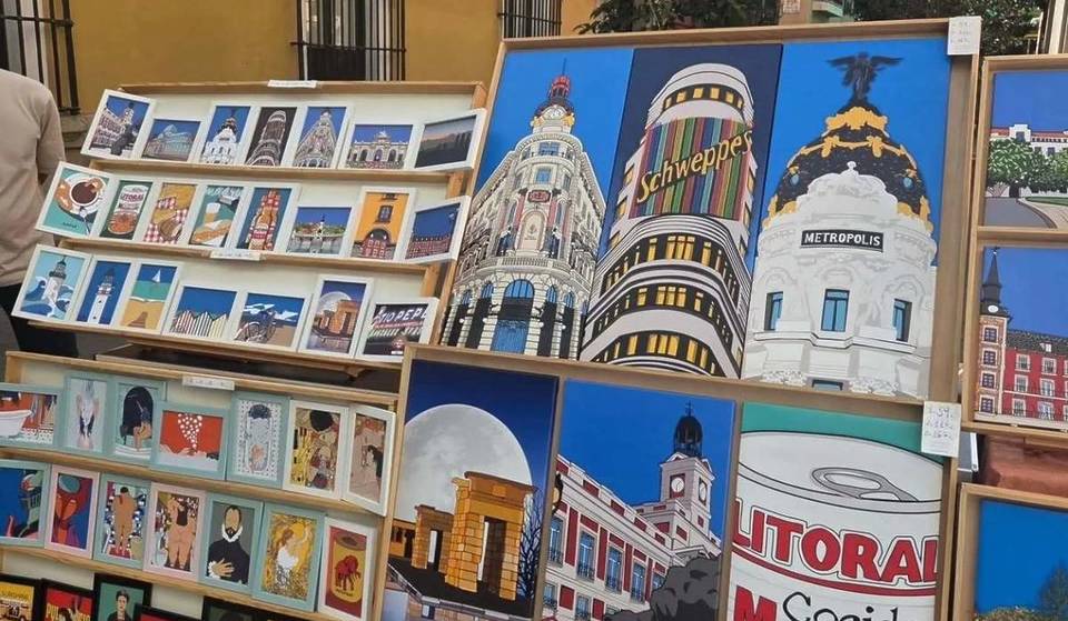 A classic flea market that never fails in Madrid: crafts, music, fashion and ceramics in a place that could not be more central.
