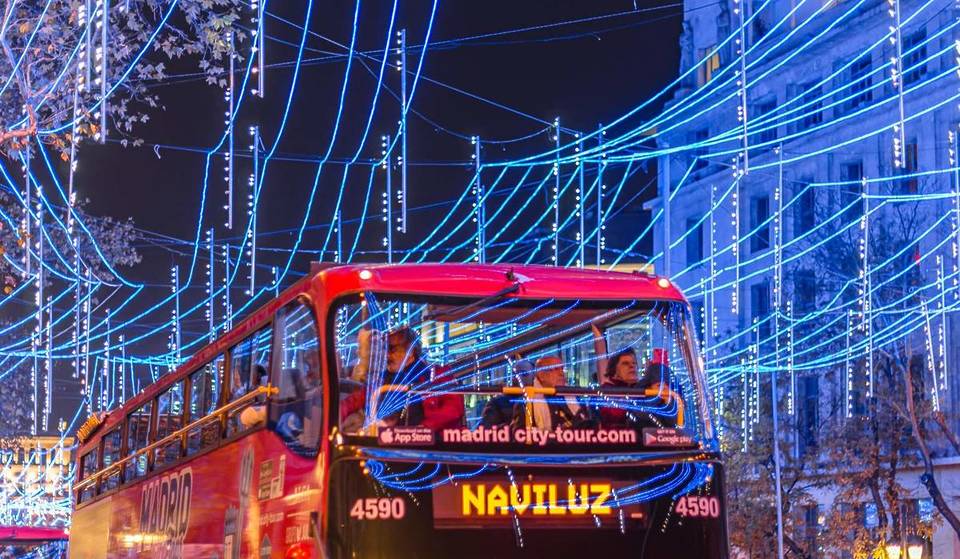L’autobus Naviluz torna a Madrid: il modo migliore per vedere le luci di Natale e le modalità di acquisto dei biglietti