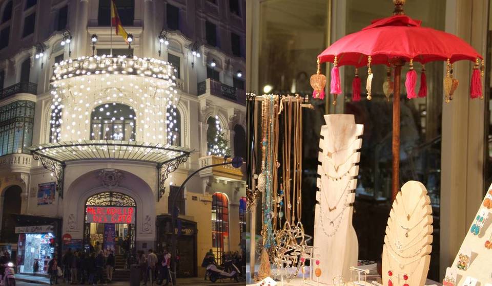 Não é um mercado de rua qualquer: fica em plena Gran Vía e nele encontrará artesanato, velas e livros.