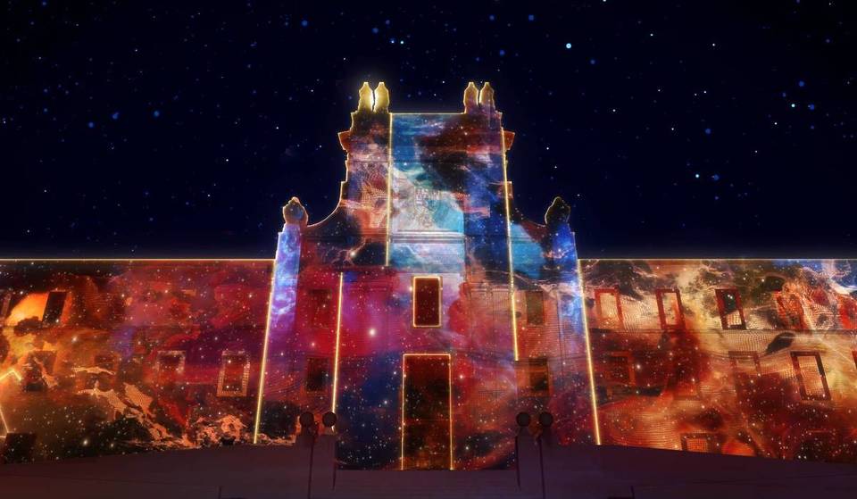 A joia escondida do Natal em Madrid: poucos sabem que este pátio mistura luz e arquitetura num video mapping único