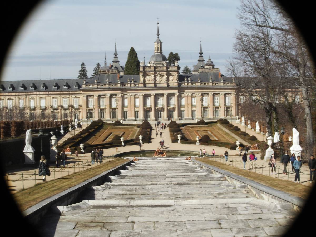 Fachada del Palacio Real de La Granja de San Ildefonso.