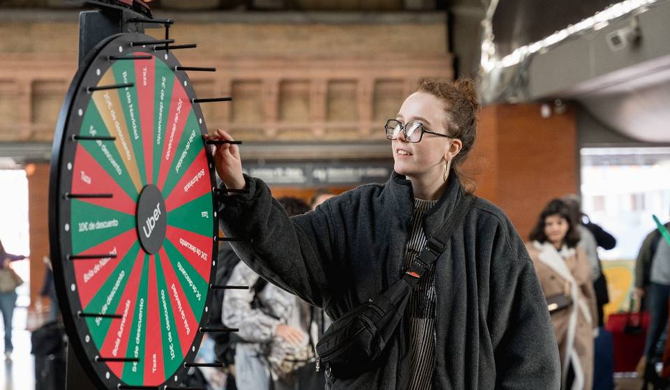 El divertido reto de Uber en la estación de Atocha: ¿qué tipo de usuario eres?