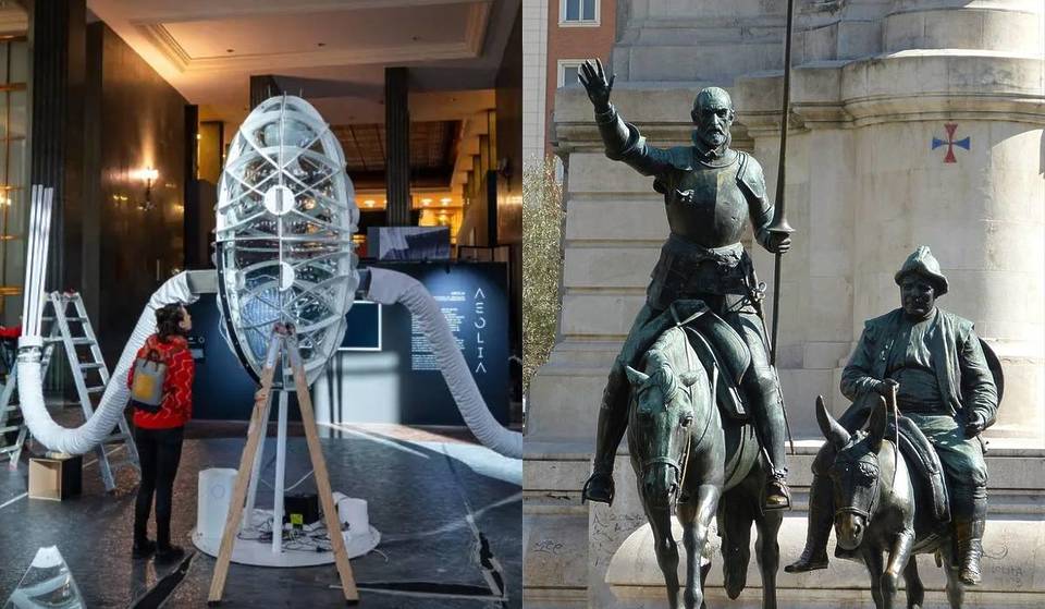 Ein ökologischer, dystopischer und feministischer Quijote: Das Instituto Cervantes wird mit dieser von Don Quijote inspirierten Ausstellung zu einem Labor der Zukunft