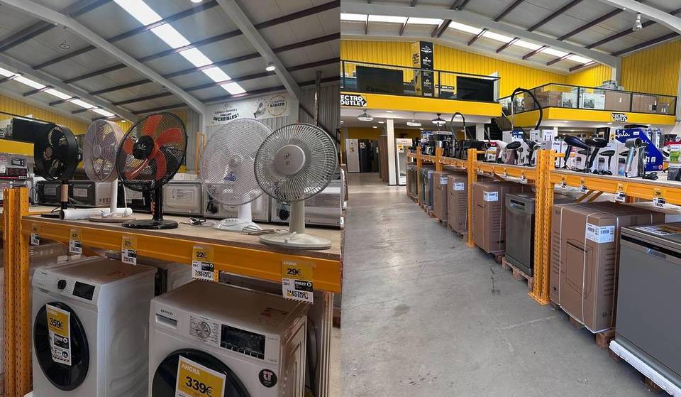 Lavadoras, televisores y hornos a partir de 100 €: el outlet de electrónica lleno de chollos que casi nadie conoce en Madrid