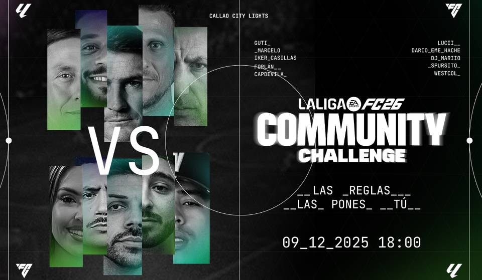 Las leyendas del fútbol se miden a los ídolos de las redes en LALIGA FC26 Community Challenge