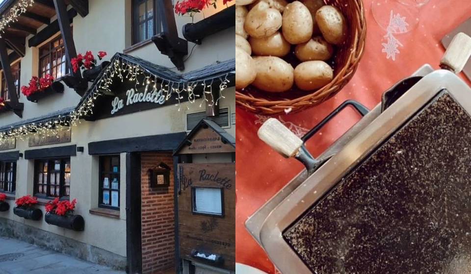 It looks like the Swiss Alps, but it is a cheese restaurant in the middle of the Sierra (and it has just been recognized by the Repsol Guide).