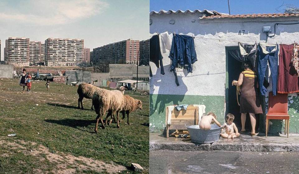 Madrids Stadtviertel in den 1970er Jahren, die Protagonisten einer kostenlosen Fotoausstellung: So sah Madrid während des Übergangs zur Demokratie aus.