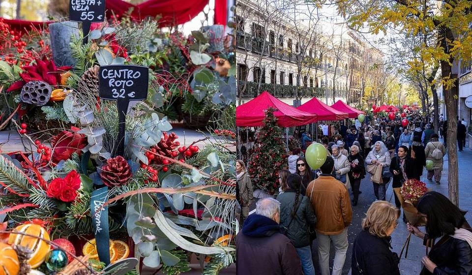 Madrid celebra il suo mercato dei fiori più magico: solo per un giorno, in mezzo alla strada e con ingresso gratuito.