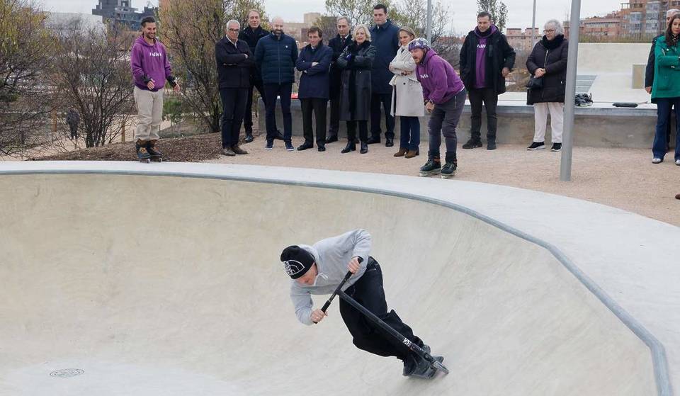 Carabanchel estrena pulmón verde con mil árboles y zonas para todas las edades: tiene skate, merenderos y zonas de baile