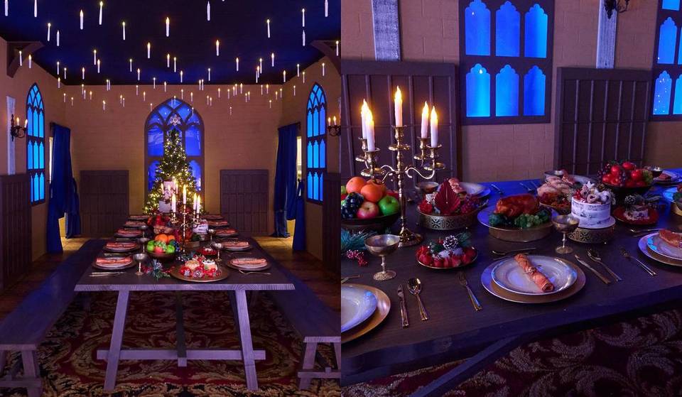 El Gran Comedor de Hogwarts se puede visitar gratis estas Navidades en Madrid: también habrá sesiones de magia