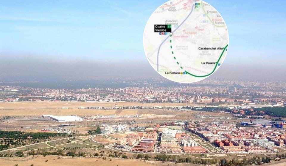 Né Colonia Jardín né fermate intermedie: ecco come sarà il collegamento definitivo tra la linea 11 e il sud di Madrid.