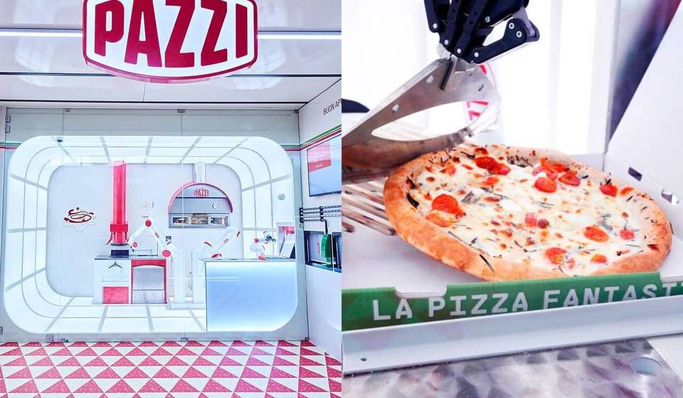 The first pizzeria without humans arrives in Madrid: robots work, pizzas are made in five minutes and it opens 24 hours a day.