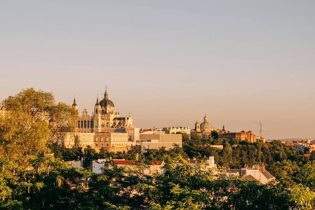 Vista de Madrid desde el Templo de Debod