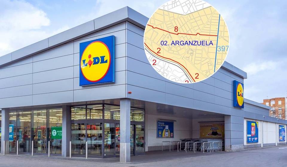 The central neighborhood that is home to Madrid’s largest Lidl: more than 1,000 m² opening this Friday.