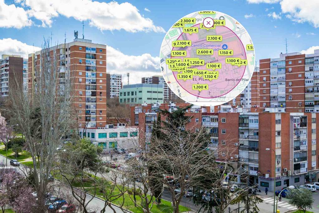 El barrio de Madrid con la mayor bajada del alquiler en diciembre: un 18% menos y pisos de 80 m2 por 1000 euros