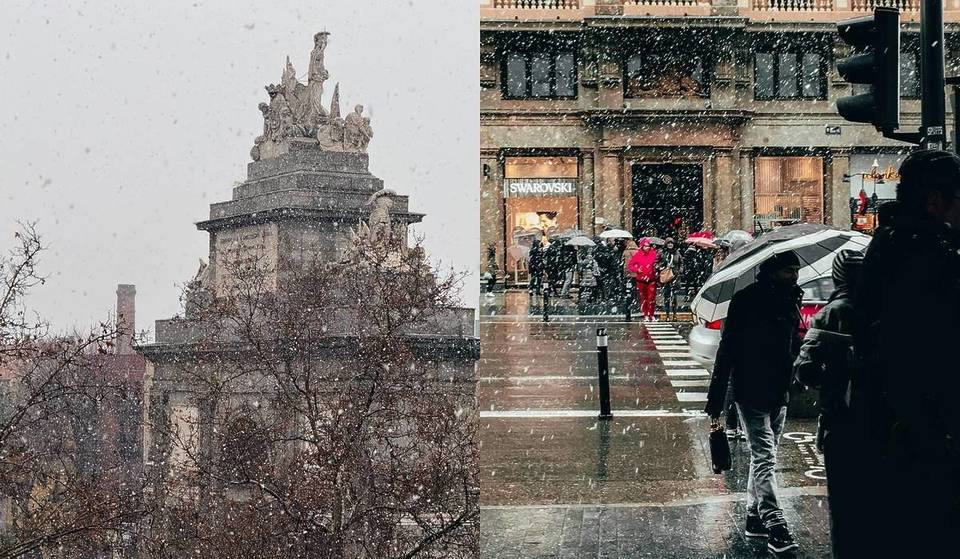 Alerta amarilla de la AEMET por nieve en Madrid: estas son las zonas con más acumulación de nieve