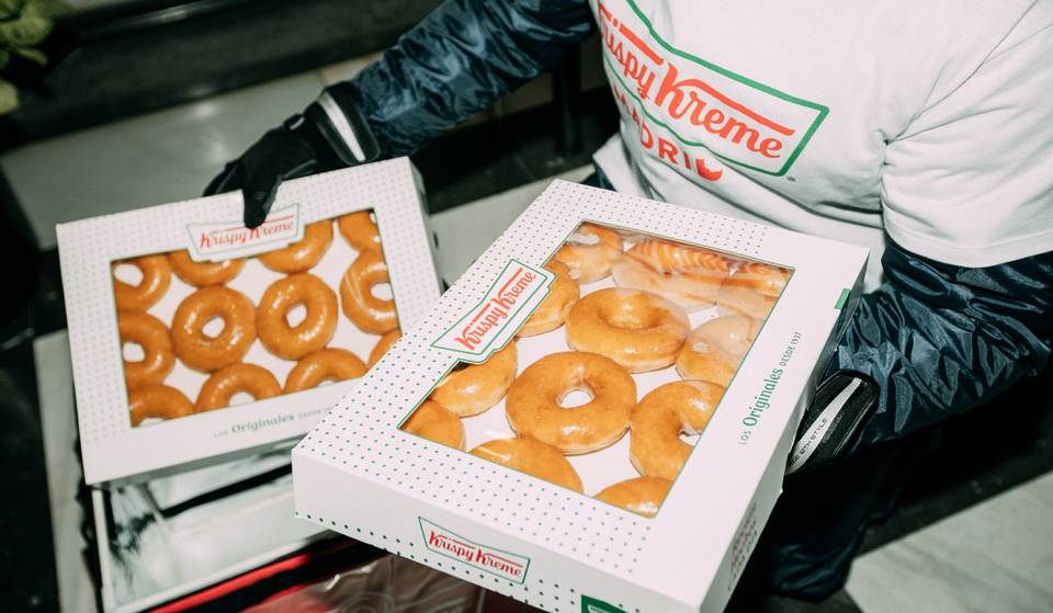 Krispy Kreme llega al centro con el servicio de delivery y un extra de sorpresas