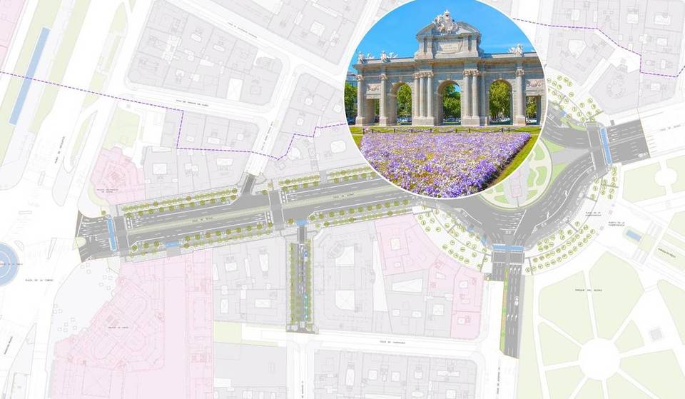 Atención al tráfico en Madrid: ya han empezado los cortes en la calle Alcalá por las obras del nuevo bulevar