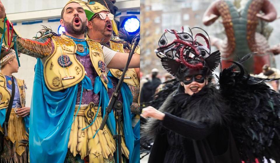 Murgas, comparsas, chirigotas et même concours de masques : l&rsquo;esprit du carnaval de Cadix s&rsquo;installe dans cette commune madrilène.