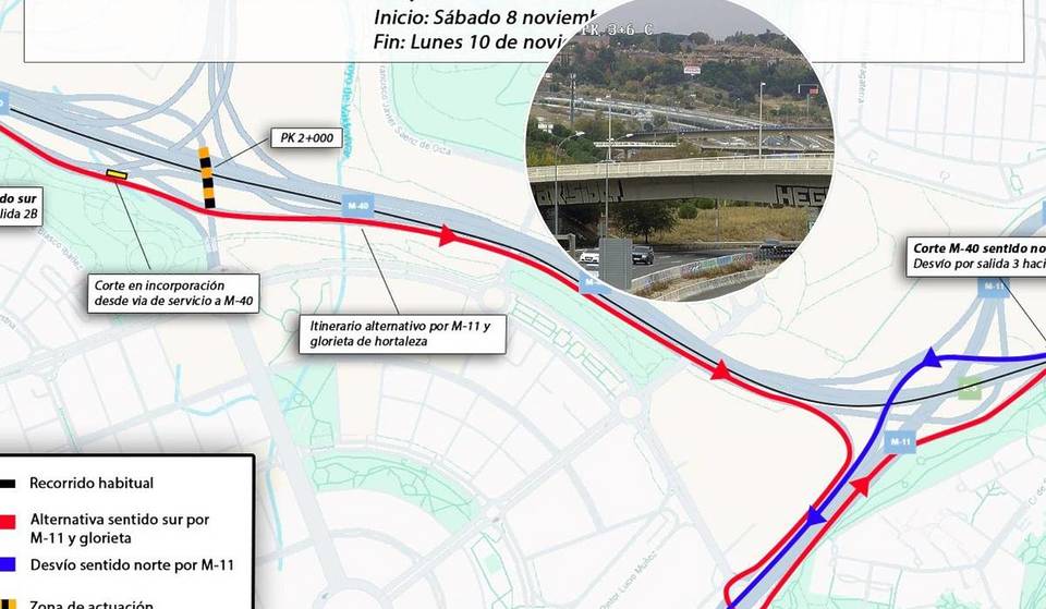 El misterio del puente de Sanchinarro: «Se desmontó en noviembre para dos semanas» y hoy es un desierto de maquinaria que desespera al barrio