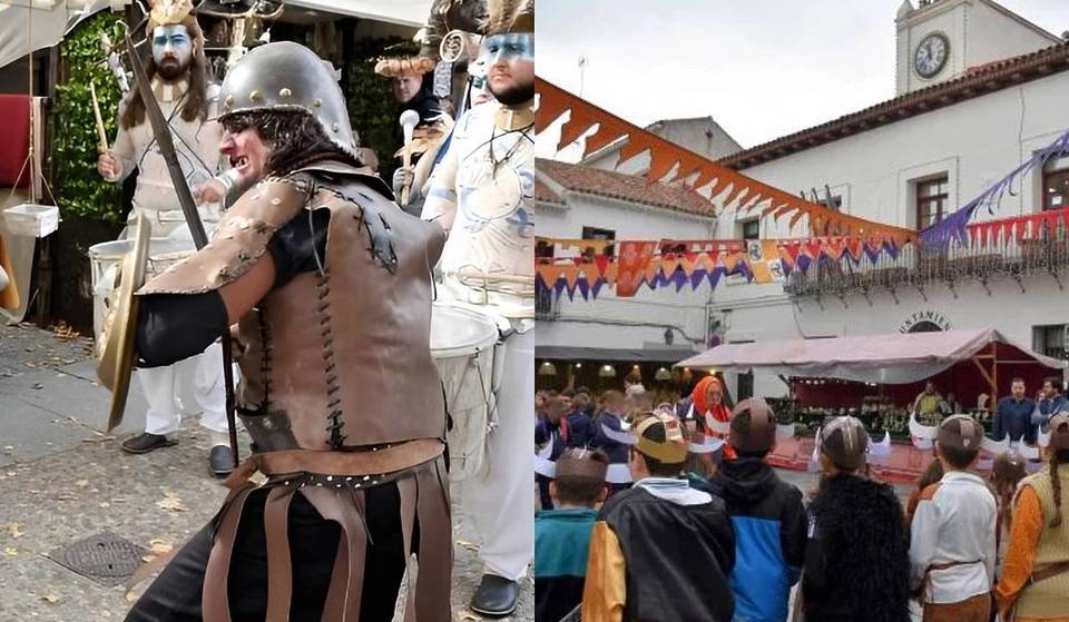 Solo durante tres días: un mercado vikingo toma las calles de esta ciudad a 30 minutos de Madrid entre dragones, títeres y talleres