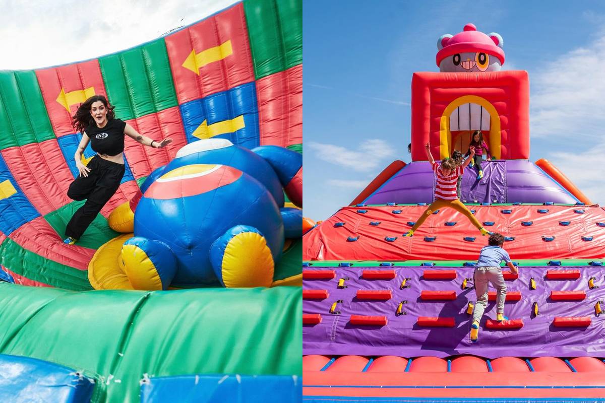 The world's largest inflatable park returns to Madrid: 4,000 meters of ...