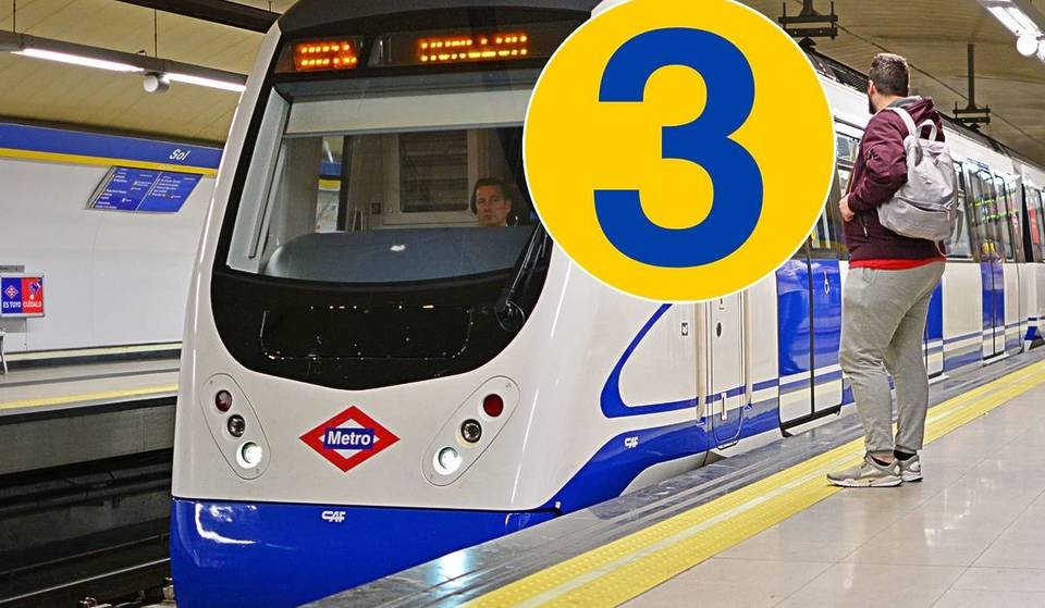 Wichtige Info von Metro de Madrid: Die Linie 3 fährt ab diesem Freitag nicht mehr zwischen Sol und Moncloa.