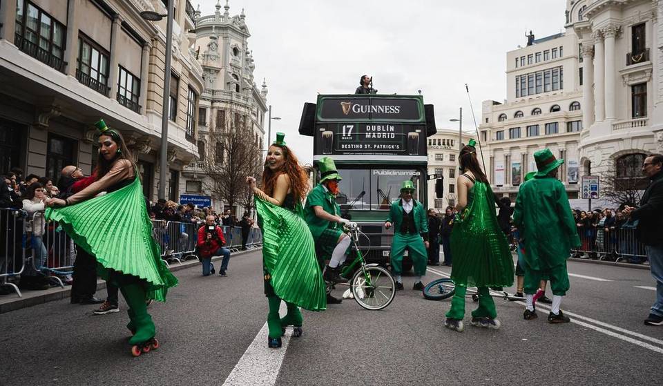 Madrid se prepara para teñir de verde la Gran Vía: el ya clásico desfile de St. Patrick’s espera más de 250.000 personas