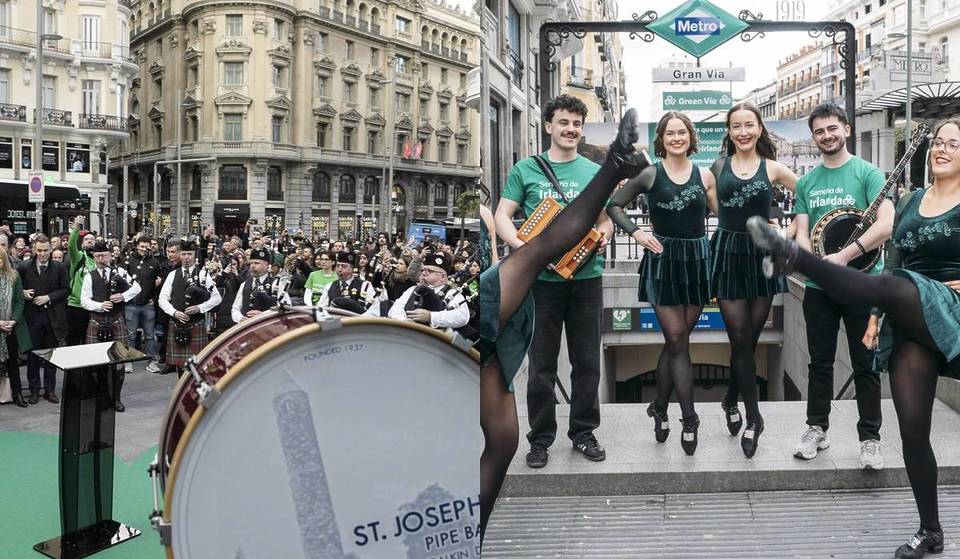 Più di 1.200 partecipanti e bande musicali da Dublino: ecco come sarà la spettacolare parata di San Patrizio che arriverà a Madrid questo fine settimana.