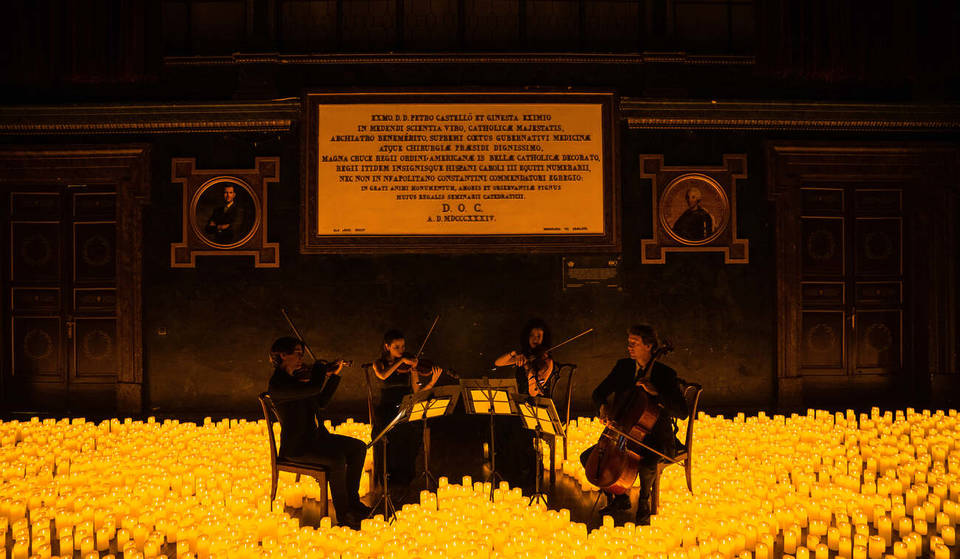 Près de 10 fois la hauteur du Pirulí : ce qui se cache derrière l’installation des concerts Candlelight à Madrid