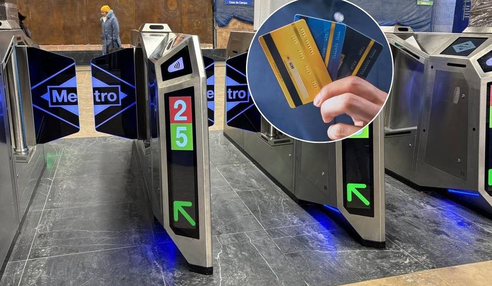 Metro de Madrid takes the big leap: paying by card at turnstiles will be possible starting in June