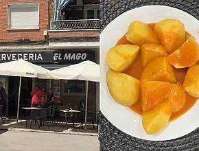 Le bar de quartier madrilène aux prix d’il y a vingt ans : brochettes de maigre à 0,95 € et pommes de terre bravas à 1,95 €