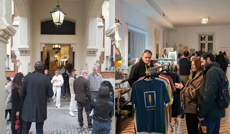 Domani sono previste code al mercatino temporaneo che sta spopolando a Madrid: artigianato, arredamento e terrazza gastronomica in un palazzo